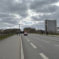 Photo taken at Pont Mirabeau by Ardavan B. on 2/19/2023