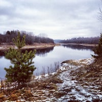 Photo taken at Берег Волги by Pavel M. on 1/5/2014