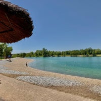 Photo taken at Plaža &amp;quot;Malo Jezero&amp;quot;, Jarun by Nery S. on 5/4/2021