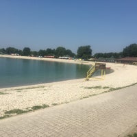 Photo taken at Plaža Jarun by Nery S. on 7/25/2018