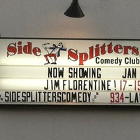 Photo taken at Side Splitters Comedy Club by Jamie D. on 1/19/2013