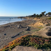 Photo taken at Moonstone Beach by Paula L. on 11/15/2022