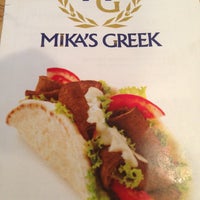 Photo taken at Mika&amp;#39;s Greek by Geoffrey J. on 4/21/2013