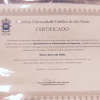 Photo taken at Pós Graduação by Gisele S. on 10/27/2014