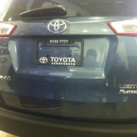 Photo taken at Toyota by Javier G. on 3/19/2013