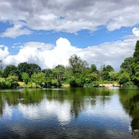 Photo taken at Wandsworth Common Lake by Xavier P. on 7/28/2013