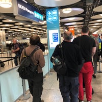 Photo taken at Fast Track Security/Passport Control - T5 by Chris B. on 3/21/2018