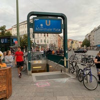 Photo taken at U Rosenthaler Platz by Chris B. on 9/15/2019