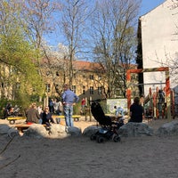 Photo taken at Spielplatz Gipsdreieck by Chris B. on 4/7/2019