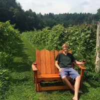 Photo taken at Fresh Tracks Farm Vineyard &amp;amp; Winery by Tracy R. on 7/23/2014