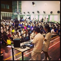 Photo taken at Pioneer Secondary School by Jeremy G. on 5/28/2014