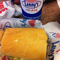 Photo taken at Lenny&amp;#39;s Sub Shop by Aaron T. on 2/10/2013