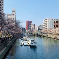 Photo taken at 月島川水門 by ELNINO エ. on 3/27/2019