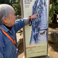 Photo taken at Bainbridge Island Japanese American Exclusion Memorial by Lan🦖🦕 d. on 4/7/2022