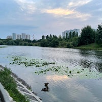 Photo taken at Большой Очаковский пруд by Alexey S. on 8/2/2021