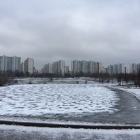Photo taken at Большой Очаковский пруд by Alexey S. on 12/31/2019