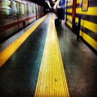 Photo taken at Metro Monti Tiburtini (MB) by Fabrizio P. on 3/8/2013