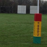 Photo taken at St. Benedicts RFC Playing Grounds by Rob O. on 1/25/2014