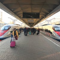 Photo taken at Поезд «Сапсан» Москва – Санкт-Петербург by RM on 4/29/2018