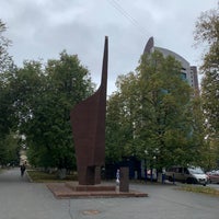 Photo taken at Памятник в честь 50-летия Великой Октябрьской революции by RM on 9/16/2021