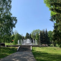 Photo taken at Фонтан в Парке им. Ленина (южный) by RM on 5/15/2021