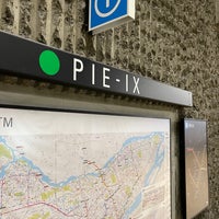 Photo taken at STM Station Pie-IX by Stéphan P. on 5/3/2023