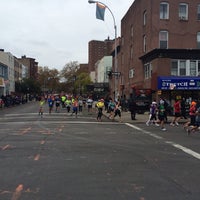 Photo taken at Ing nyc marathon mile 9 by Neahle J. on 11/3/2013