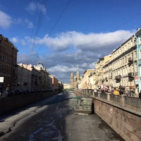 Photo taken at Griboyedov Canal by Katerina G. on 3/17/2016