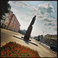 Photo taken at Памятник В. И. Ленину by Валентин З. on 8/6/2013