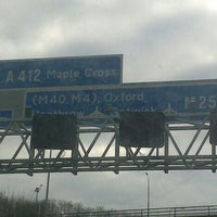 Photo taken at M25 Junction 17 by faith M. on 3/29/2013