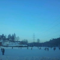 Photo taken at Каток Заельцовского Парка by Sergey F. on 12/31/2012