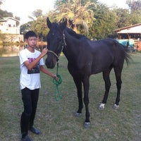 Photo taken at Changwattana Horse Riding Club by Thananutt M. on 12/28/2012