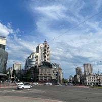 Photo taken at Halytska Square by Chayka Mmore on 6/19/2021