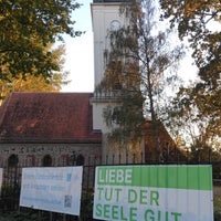 Photo taken at Dorfkirche Stralau by Seher İ. on 10/9/2022