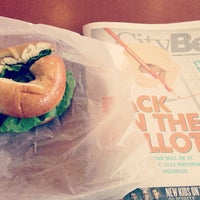Photo taken at Bruegger&amp;#39;s Bagels by Suzy K. on 1/25/2013