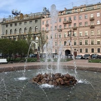Photo taken at Фонтан на Манежной площади by Pavel V. on 5/6/2019