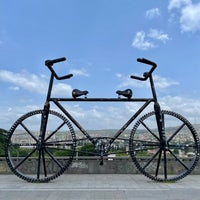 Photo taken at Gigantic Bicycle | გიგანტური ველოსიპედი by Pavel V. on 7/21/2023