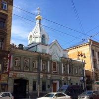 Photo taken at Церковь во имя Коневской Иконы Божией Матери by Pavel V. on 5/22/2015