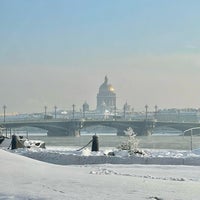 Photo taken at Набережная Лейтенанта Шмидта by Pavel V. on 2/4/2022