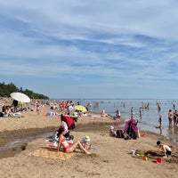 Photo taken at Komarovo Beach by Pavel V. on 7/2/2022