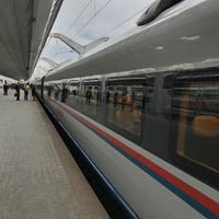 Photo taken at Поезд № 751 «Сапсан» Санкт-Петербург — Москва by Pavel V. on 5/23/2018