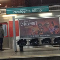 Photo taken at Estação Presidente Altino (CPTM) by Jumba D. on 7/8/2018