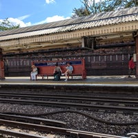 Photo taken at Barons Court by Nick C. on 8/21/2018