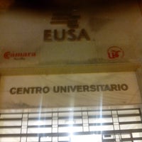 Photo taken at EUSA Campus Universitario by David B. on 12/17/2014