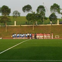 Photo taken at Singapore Sports School Soccer Field by Maslinda M. on 9/16/2012