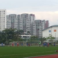Photo taken at Singapore Sports School Soccer Field by Maslinda M. on 11/18/2012