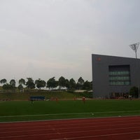 Photo taken at Singapore Sports School Soccer Field by Maslinda M. on 9/23/2012