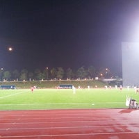 Photo taken at Singapore Sports School Soccer Field by Maslinda M. on 9/30/2012