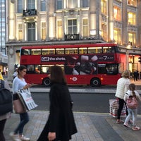 Photo taken at Oxford Circus Bus Stop by BASEM on 10/9/2018