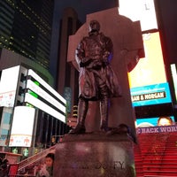 Photo taken at Father Duffy Square by Ken P. on 11/13/2021